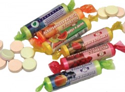 Аскорбиновая кислота с глюкозой Гленвитол крутка 10 шт. табл. 25 мг