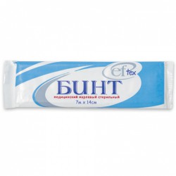 Бинт стерильный р. 7мх14см