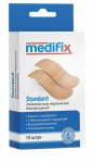 Лейкопластырь бактерицидный, Medifix (Медификс) р. 1.9смx7.2см №10 импэкс-мед стандарт на полимерной основе натуральный