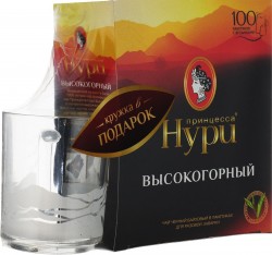 Чай, Принцесса Нури 2 г №100 высокогорный с ярлычками + бонус кружка