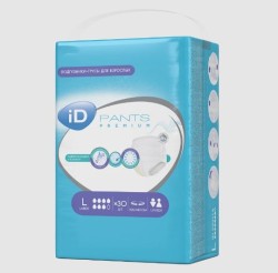 Подгузники-трусы для взрослых ID Премиум р. L 10 шт.