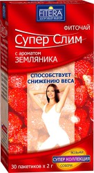 Фиточай Супер-слим земляника 30 шт. 2 г